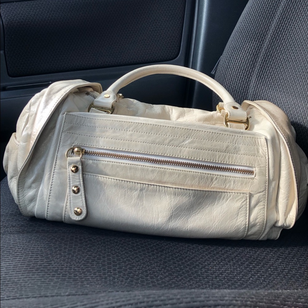 SOLD — Rebecca Minkoff White Wash Rosegold Matinee